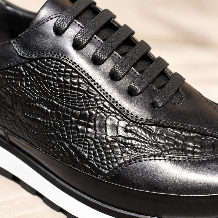 Alligator Panel Sneakers — ce_metastatic_01