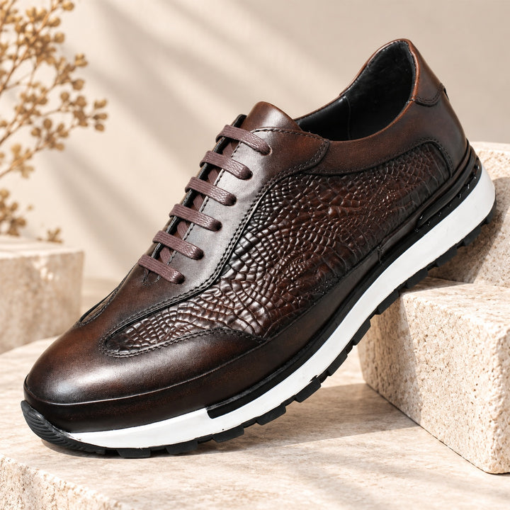 Alligator Panel Sneakers — ce_metastatic_01