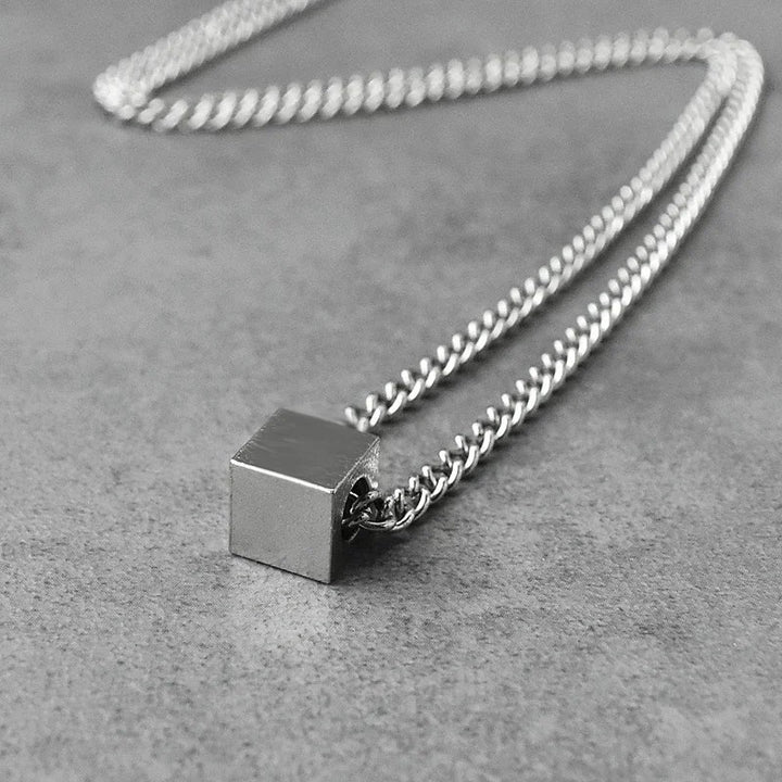 Cinder Cube Chain Necklace