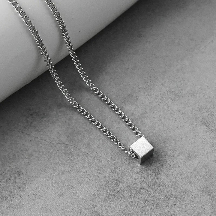 Cinder Cube Chain Necklace