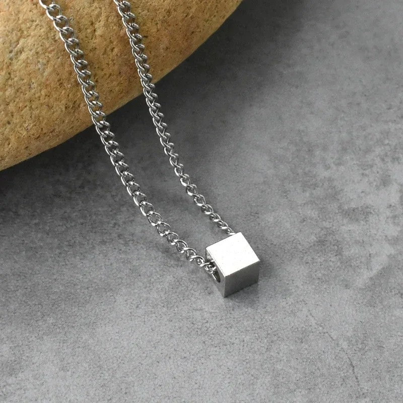Cinder Cube Chain Necklace