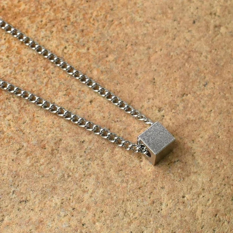 Cinder Cube Chain Necklace