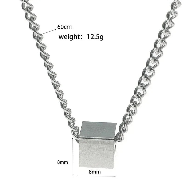 Cinder Cube Chain Necklace