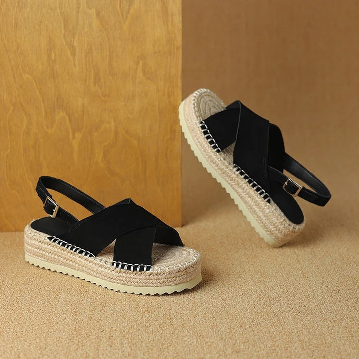 Corda Crossed Espadrilles