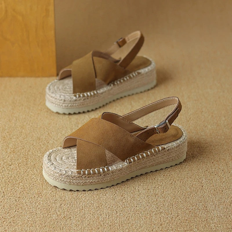 Corda Crossed Espadrilles