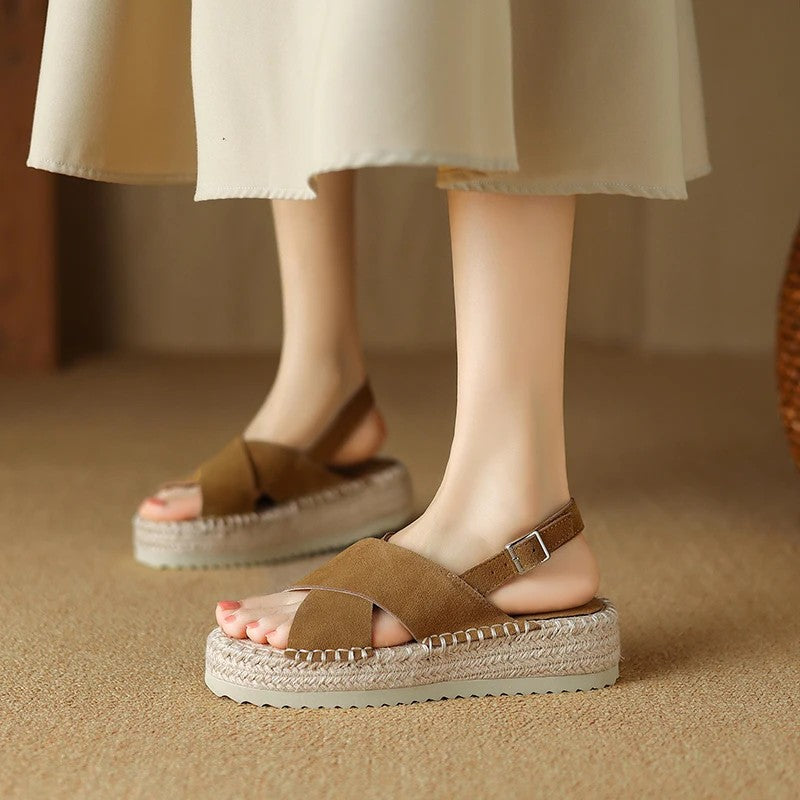 Corda Crossed Espadrilles