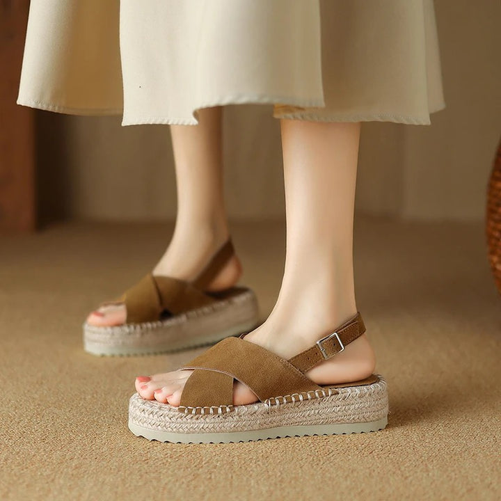 Corda Crossed Espadrilles