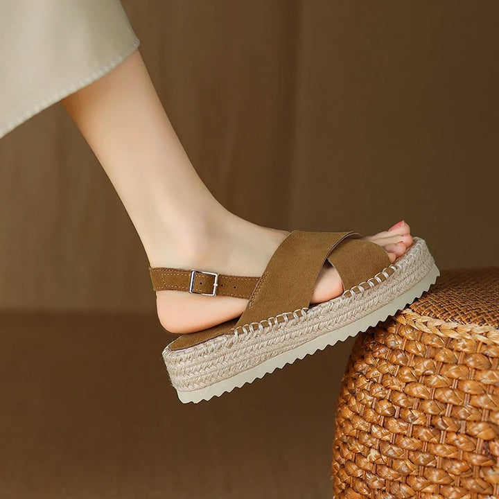 Corda Crossed Espadrilles