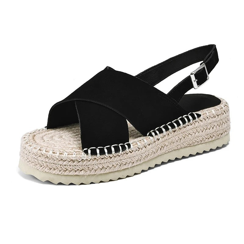 Corda Crossed Espadrilles