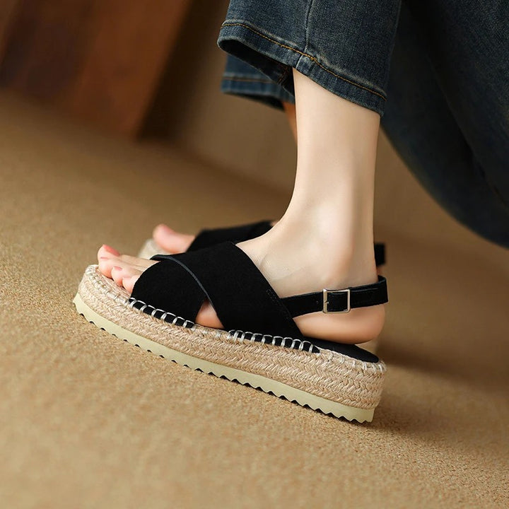 Corda Crossed Espadrilles