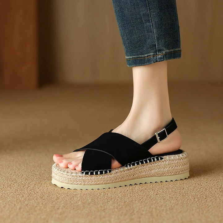 Corda Crossed Espadrilles