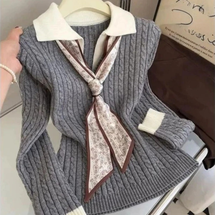 Prepster Cable Knit Pullover