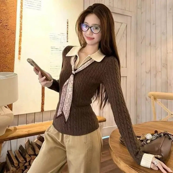 Prepster Cable Knit Pullover