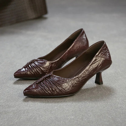 Corsetta Ruched Pumps
