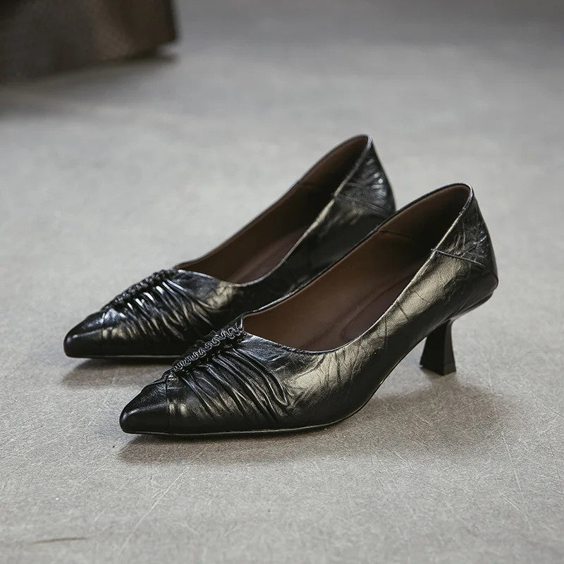 Corsetta Ruched Pumps
