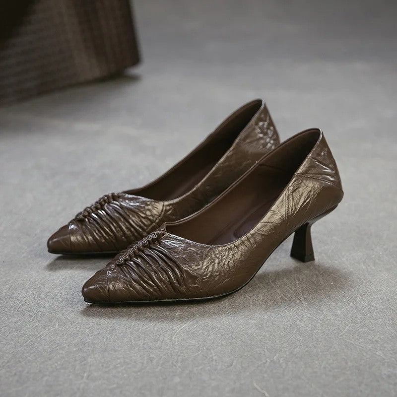 Corsetta Ruched Pumps