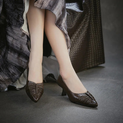 Corsetta Ruched Pumps