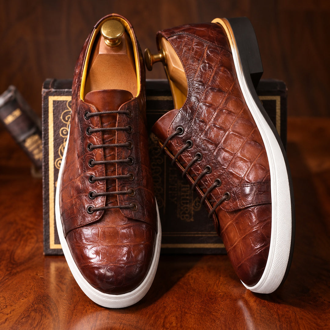 Cayman Croc Sneakers — ce_angle_01