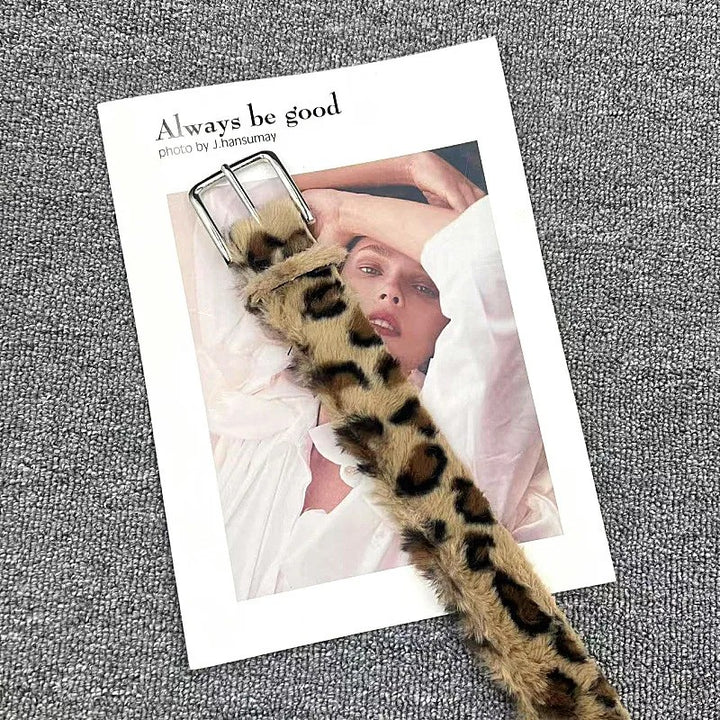 Prowl Faux Fur Belt