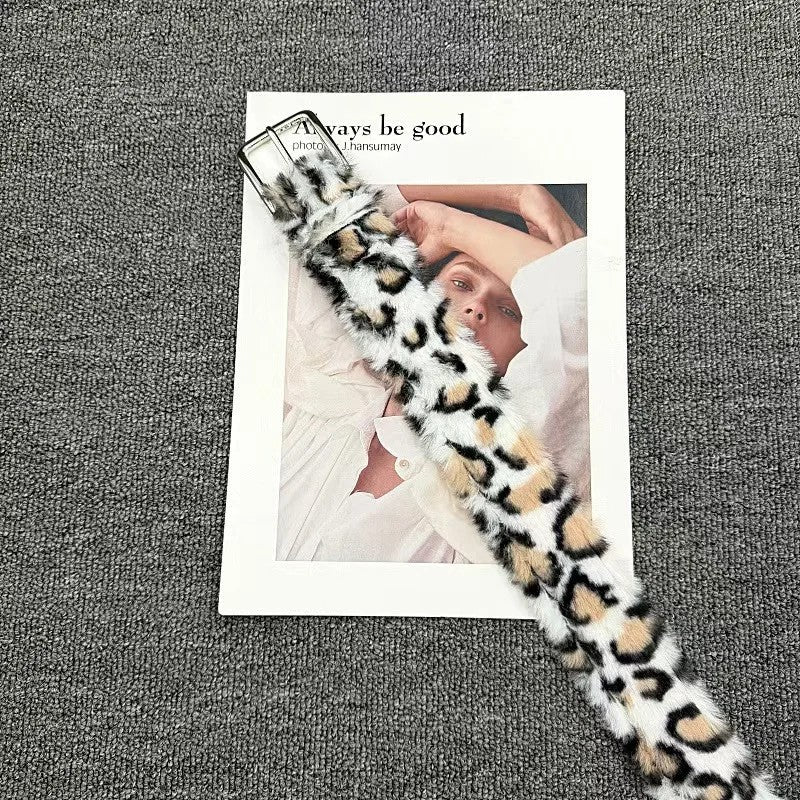 Prowl Faux Fur Belt