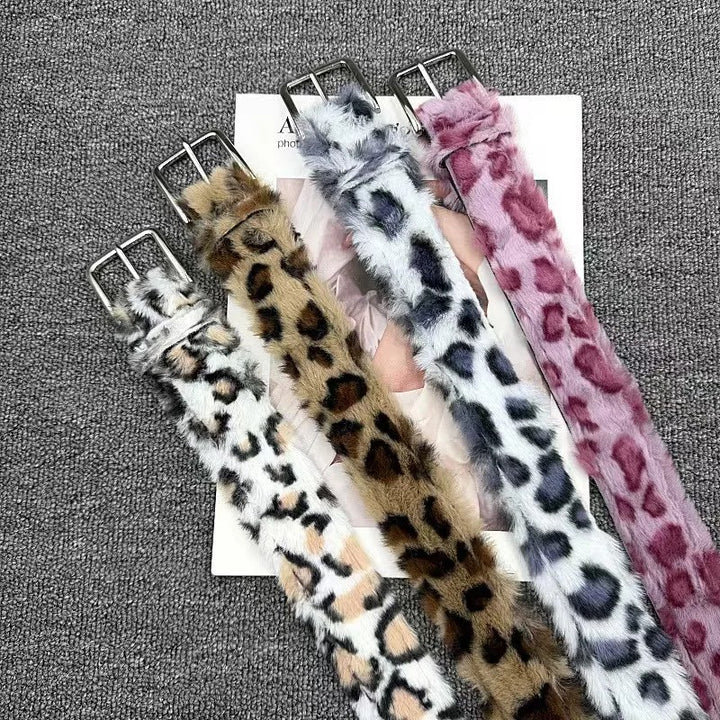 Prowl Faux Fur Belt