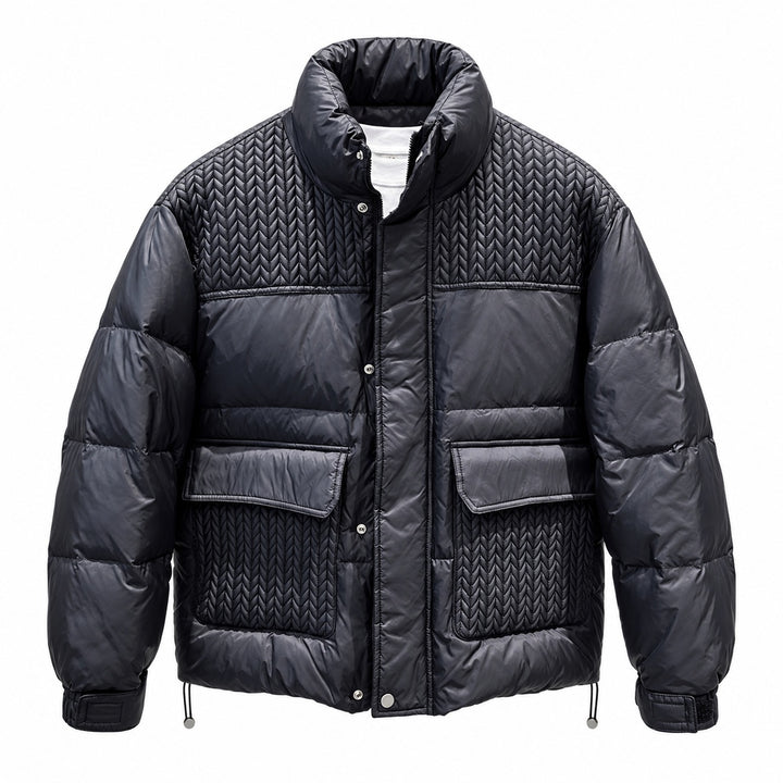 Chevron Yoke Puffer Jacket — ce_wb_01
