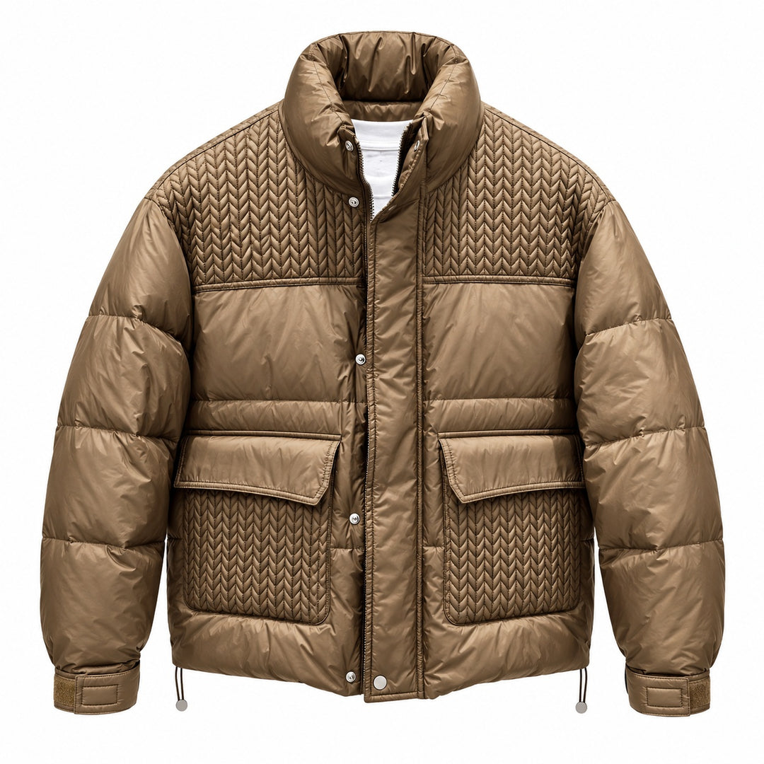 Chevron Yoke Puffer Jacket — ce_wb_01