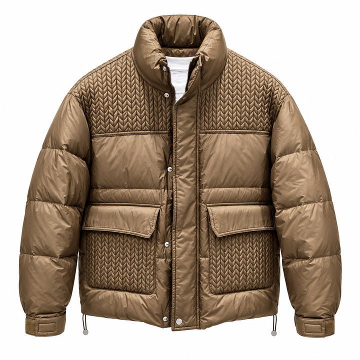 Chevron Yoke Puffer Jacket — ce_wb_01