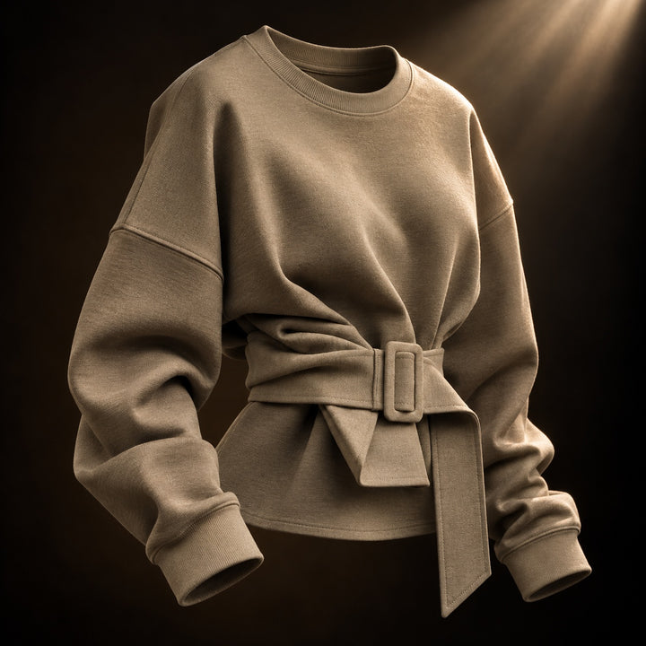 Cinch Belted Sweatshirt — ce_soul_s3_01