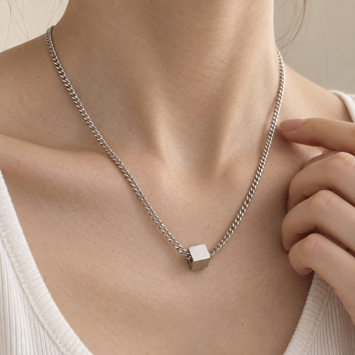 Cinder Cube Chain Necklace — ce_metastatic_01