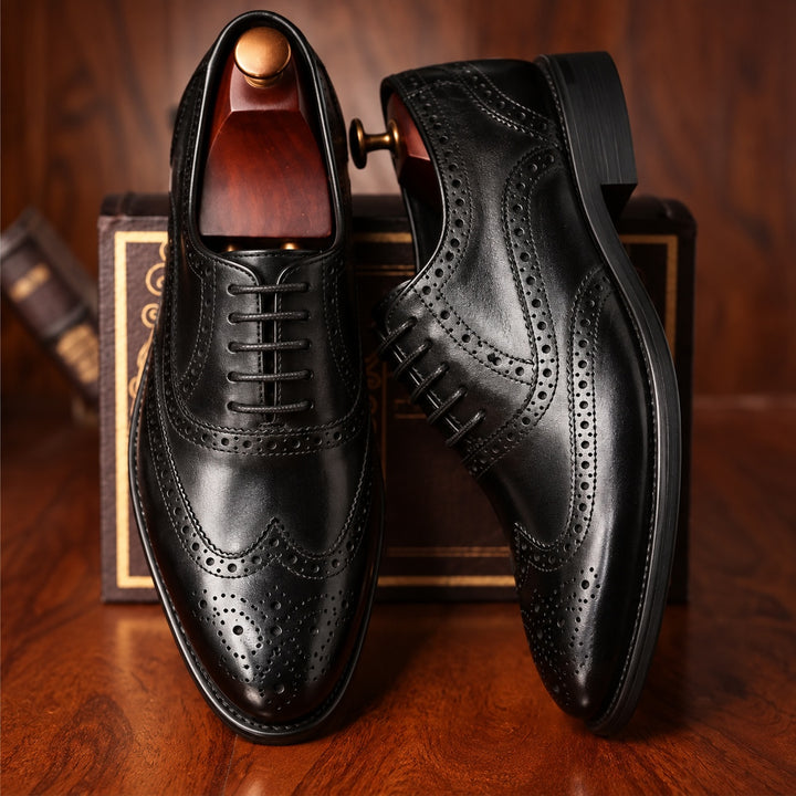 Cobbler Wingtip Brogue Oxfords — ce_angle_01