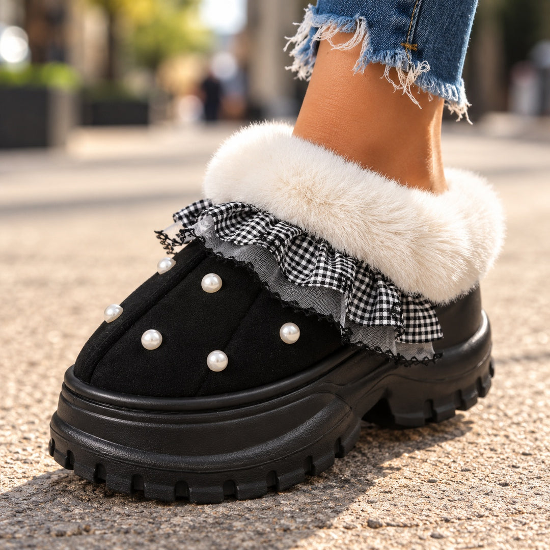 Cottage Pearl Fur Slippers — ce_brooklyn_s2_01