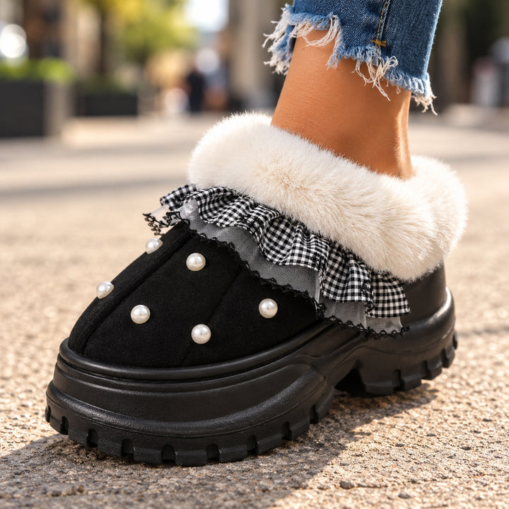 Cottage Pearl Fur Slippers — ce_brooklyn_s2_01