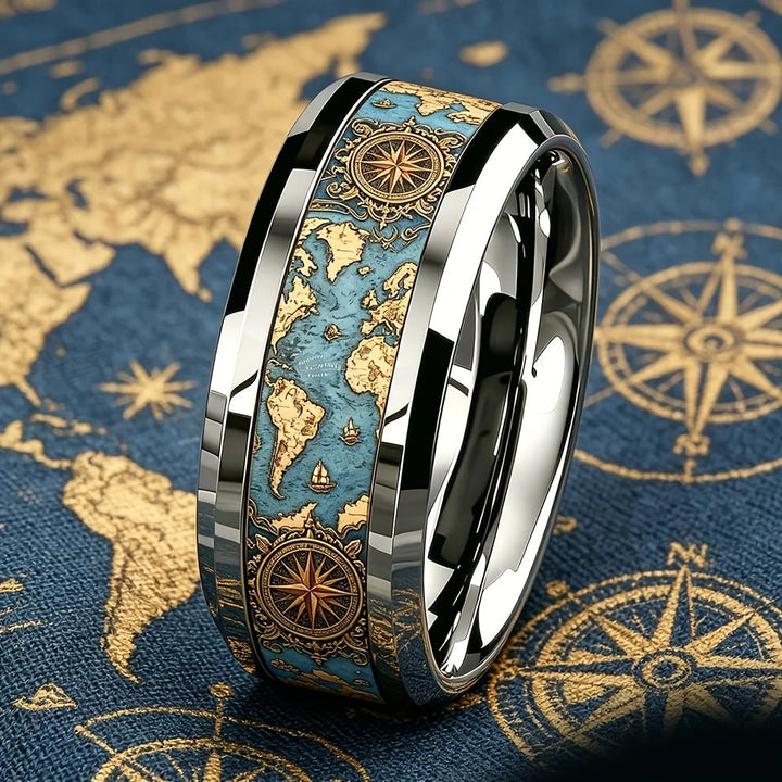 Wayfarer Compass Ring