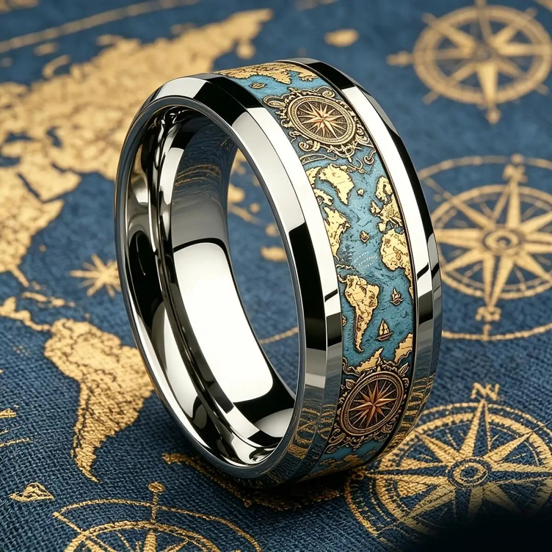 Wayfarer Compass Ring