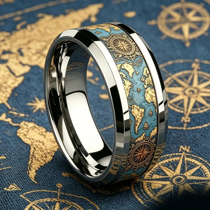 Wayfarer Compass Ring