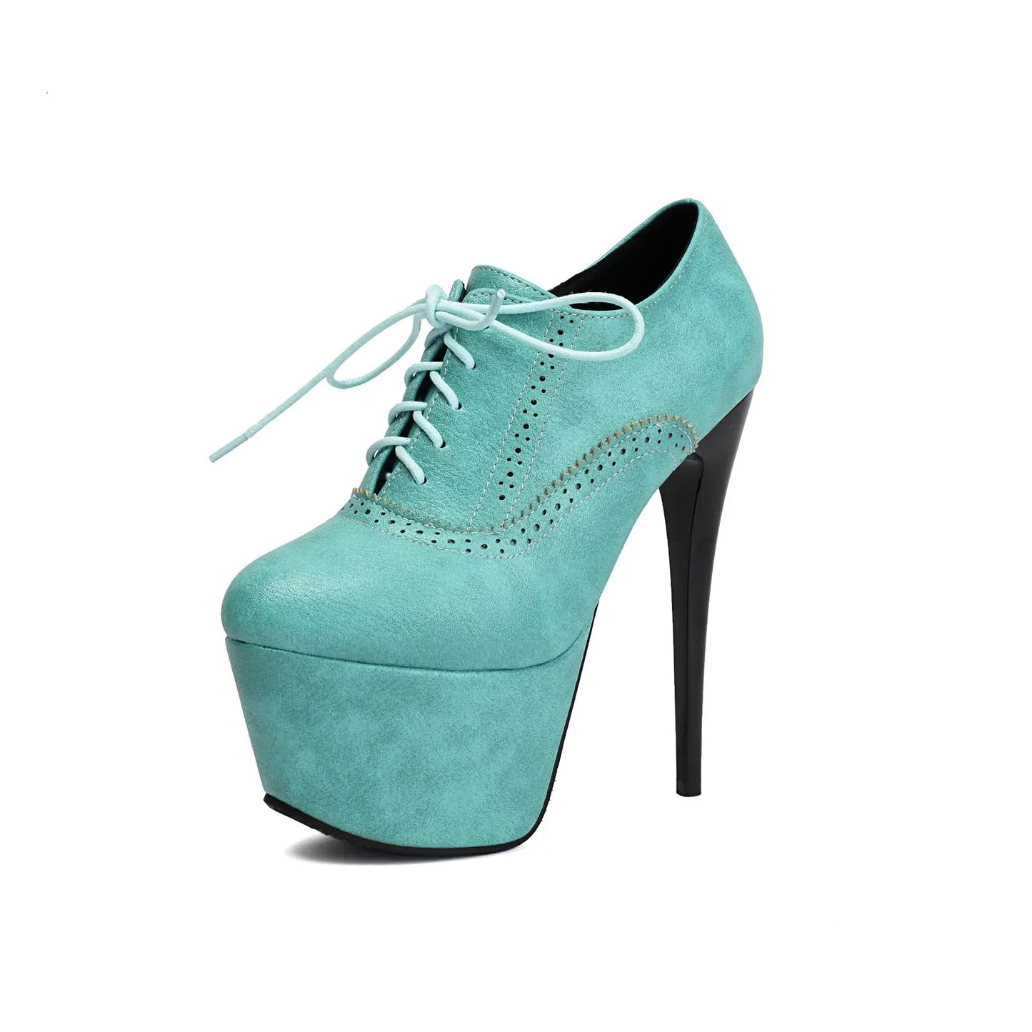 Ateneo Brogue Platform Pumps