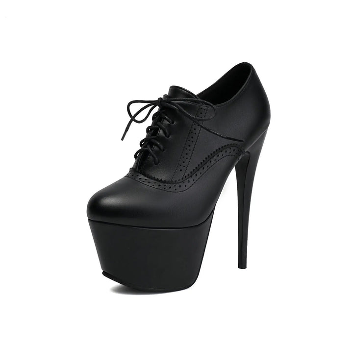 Ateneo Brogue Platform Pumps