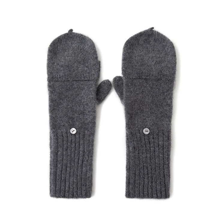 Hearthwell Cashmere Flip Mittens