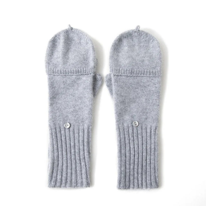 Hearthwell Cashmere Flip Mittens