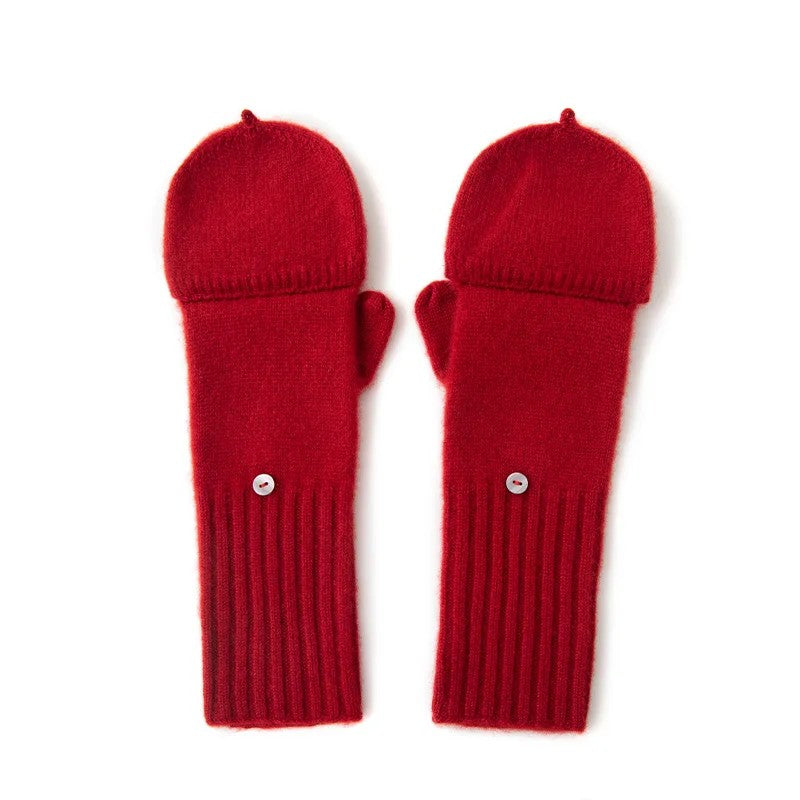 Hearthwell Cashmere Flip Mittens