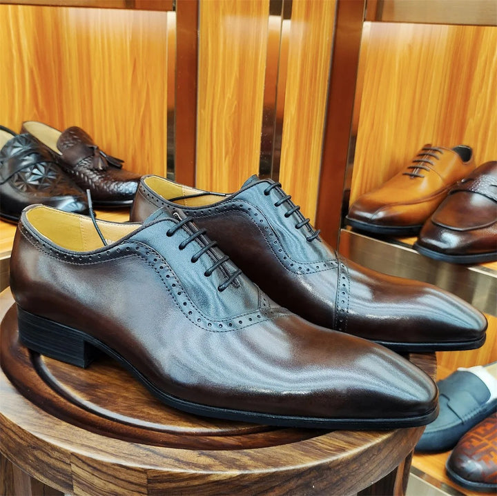 Palazzo Cap-Toe Oxfords