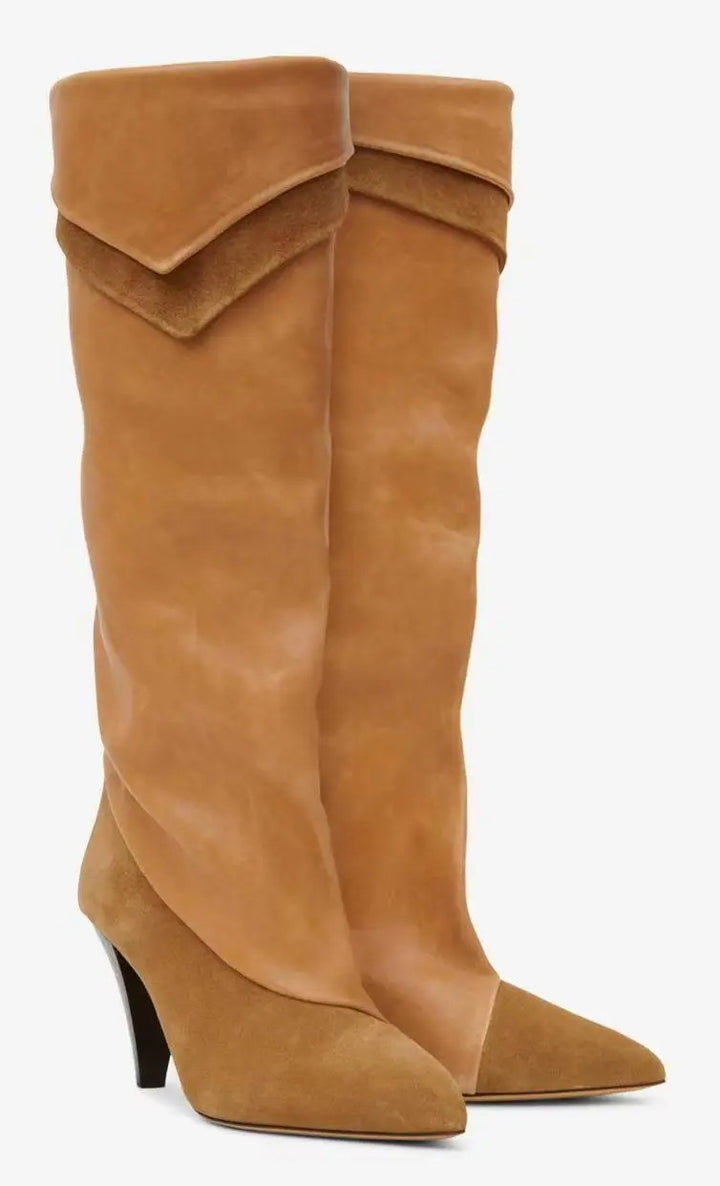 Cavalia Fold-Cuff Boots
