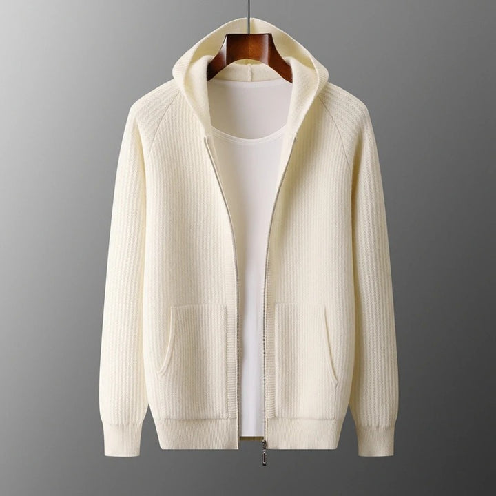 Hearthman Hooded Wool Cardigan