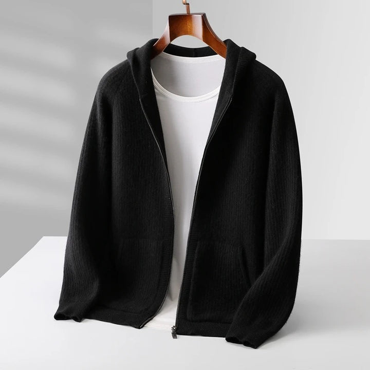 Hearthman Hooded Wool Cardigan