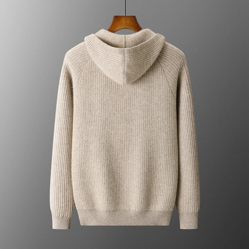 Hearthman Hooded Wool Cardigan