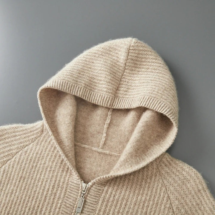Hearthman Hooded Wool Cardigan