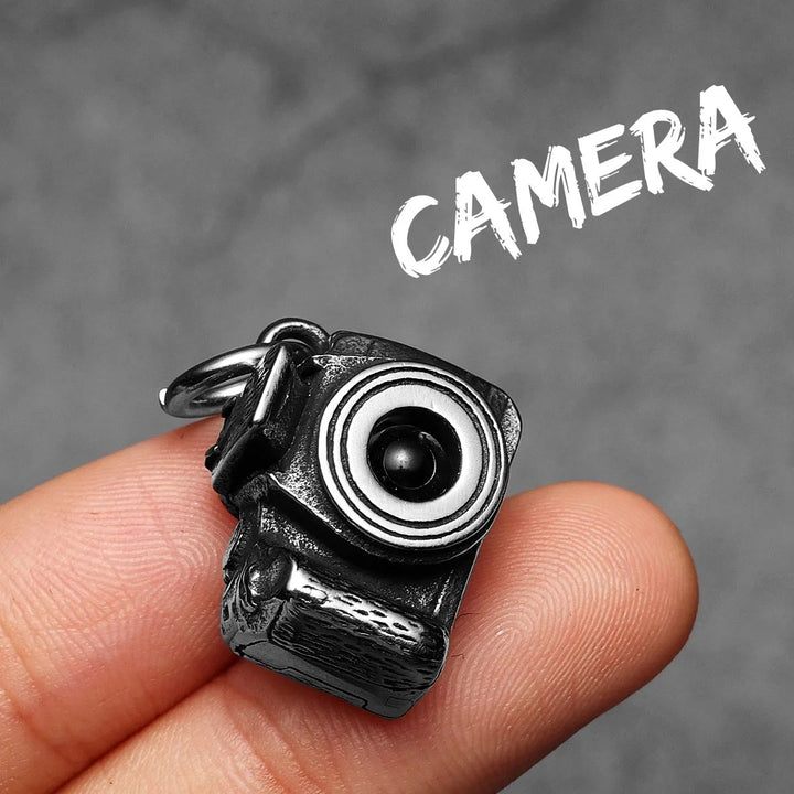 Shutterbug Camera Pendant Necklace