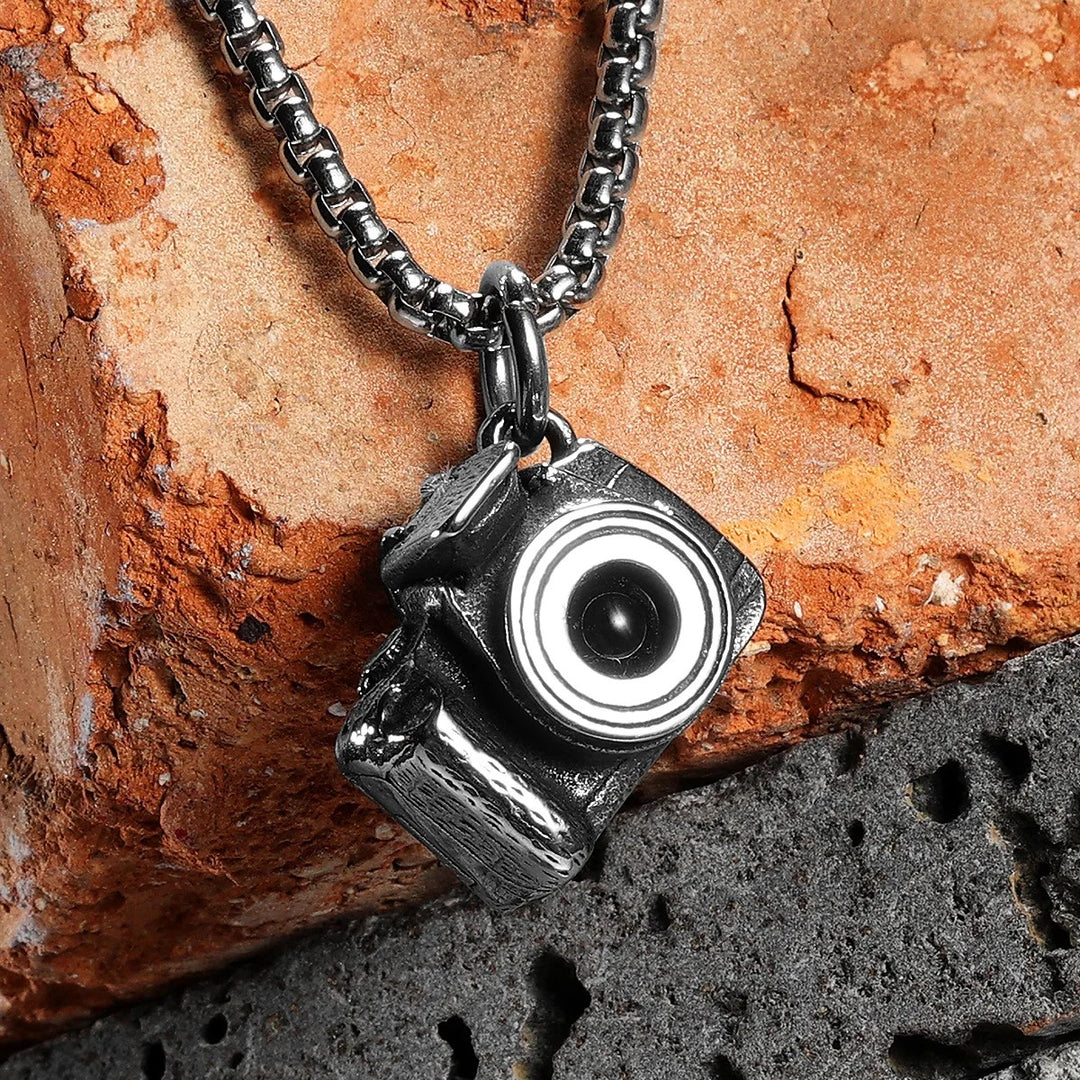 Shutterbug Camera Pendant Necklace