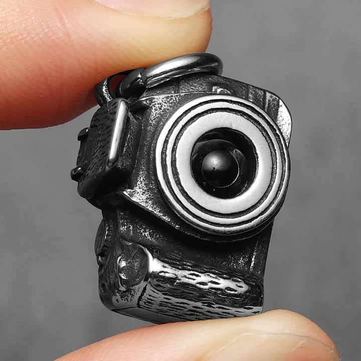 Shutterbug Camera Pendant Necklace